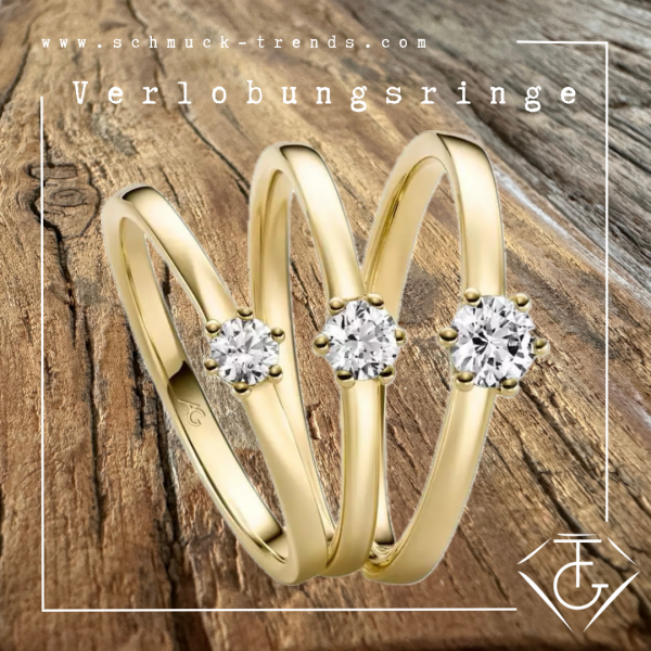 Gerstner Antragsring aus 585 Haselnussgold mit 0,10 ct TW-vsi Brillant